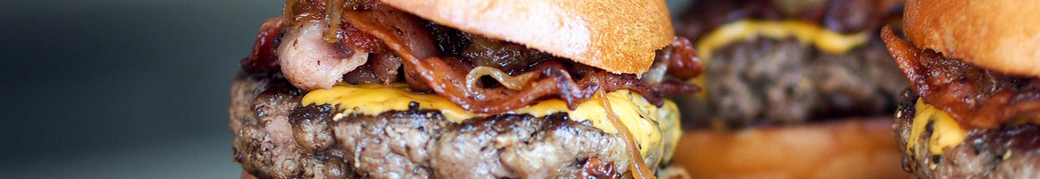 Eating Burger Pub Food at Tom & Jerry's Bar & Grill restaurant in Brewster, NY.